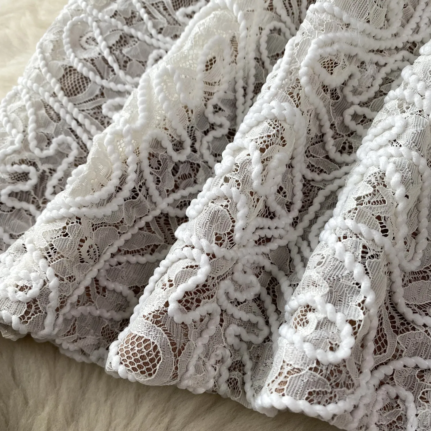 Chic Delicate Lace Sleeveless Dress