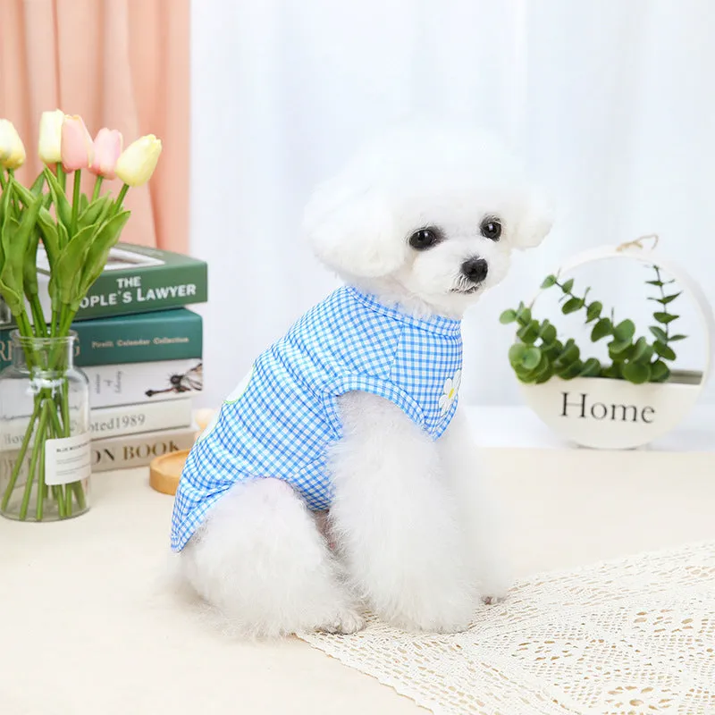 Dog Clothes Flower Printing Puppy Shirt