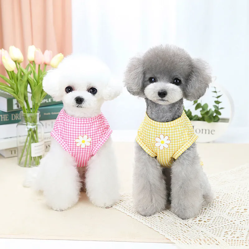 Dog Clothes Flower Printing Puppy Shirt