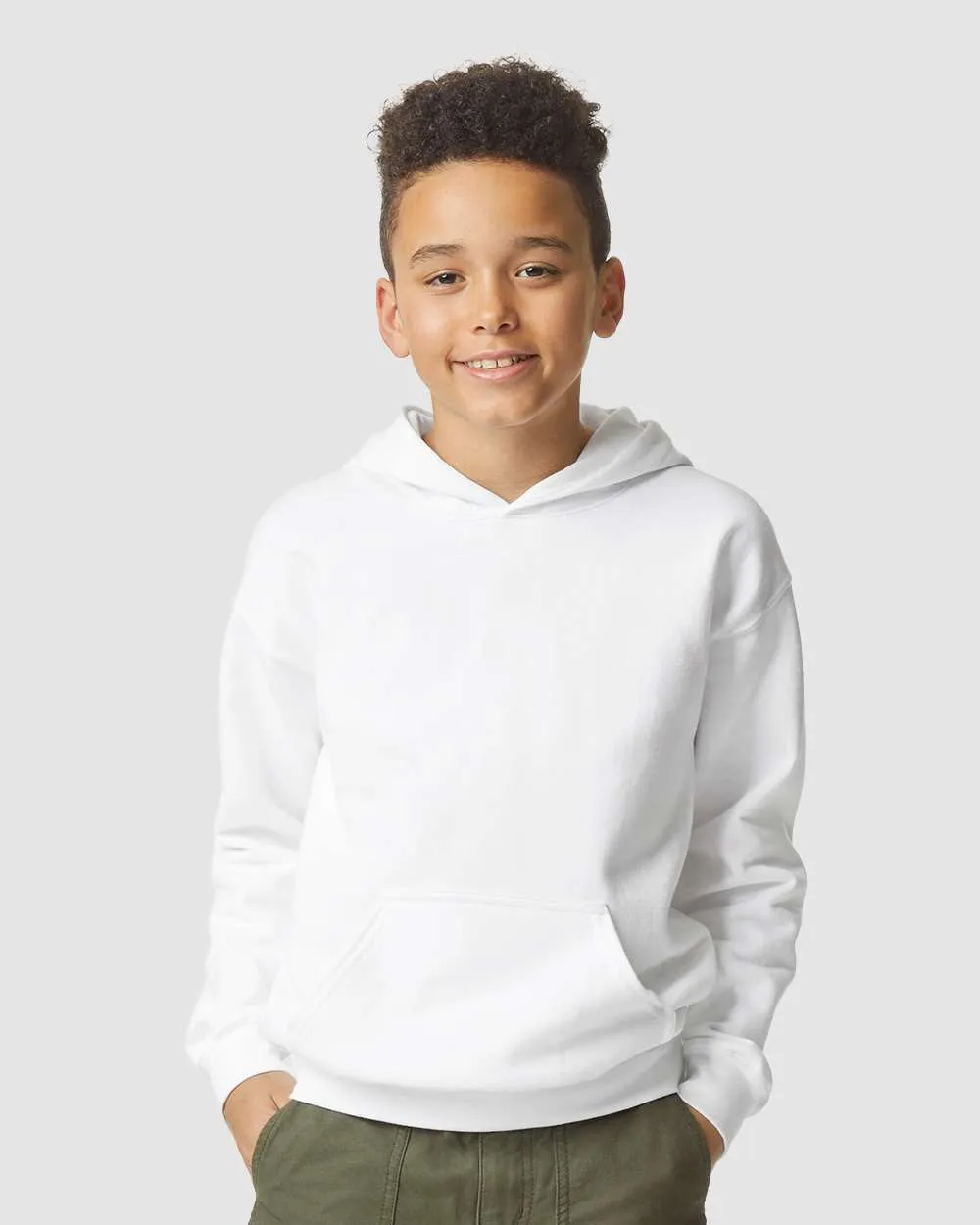 Gildan Softstyle® Youth Midweight Hooded Sweatshirt SF500B