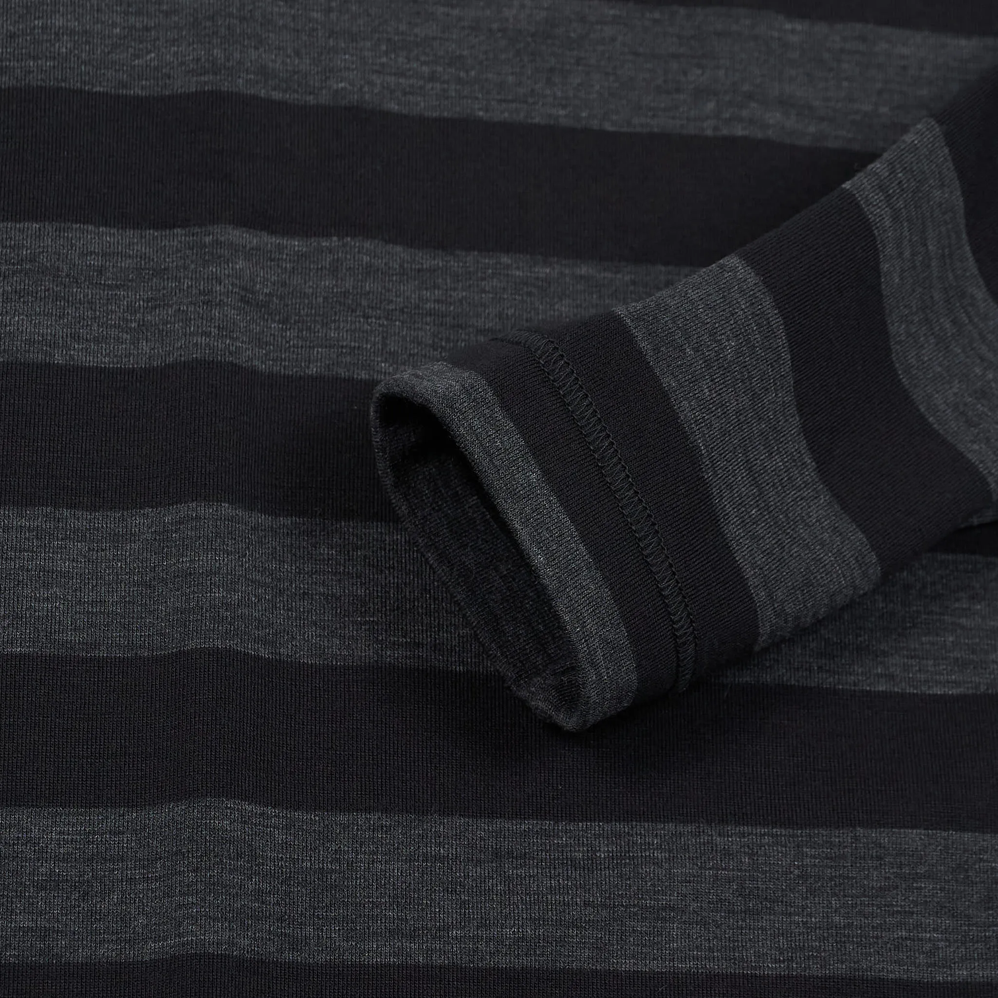 Junya Watanabe Man Relaxed Striped Crew Neck Sweater