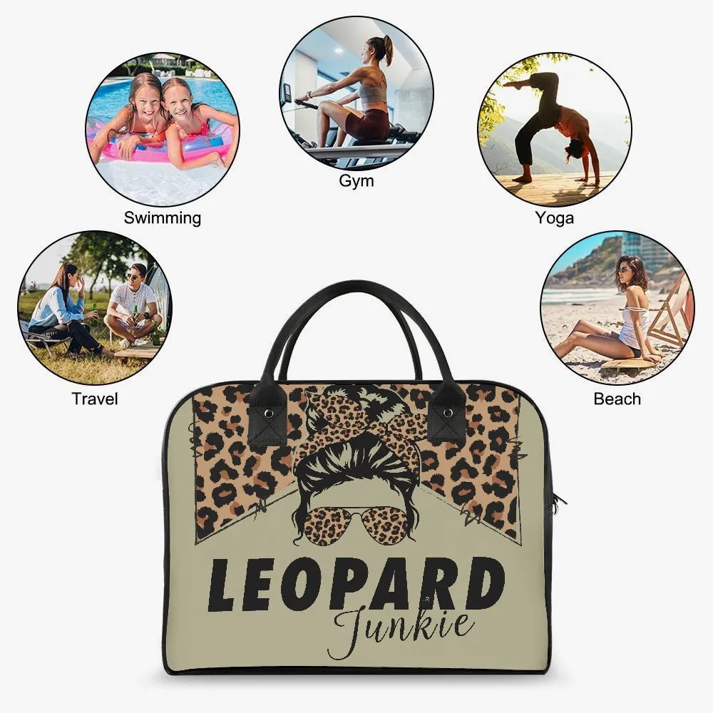 Leopard Junkie Large Travel Handbag