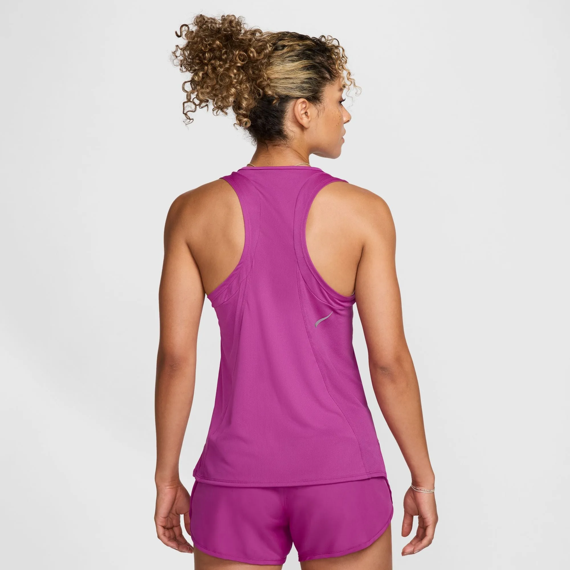 Nike Women's Dri-FIT Race Tank Hot Fuchsia / Reflective Silver