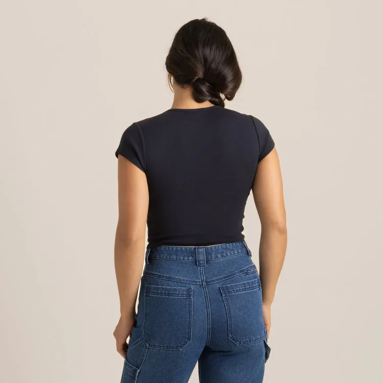 ROARK Roam Icon Premium Tee - DARK NAVY
