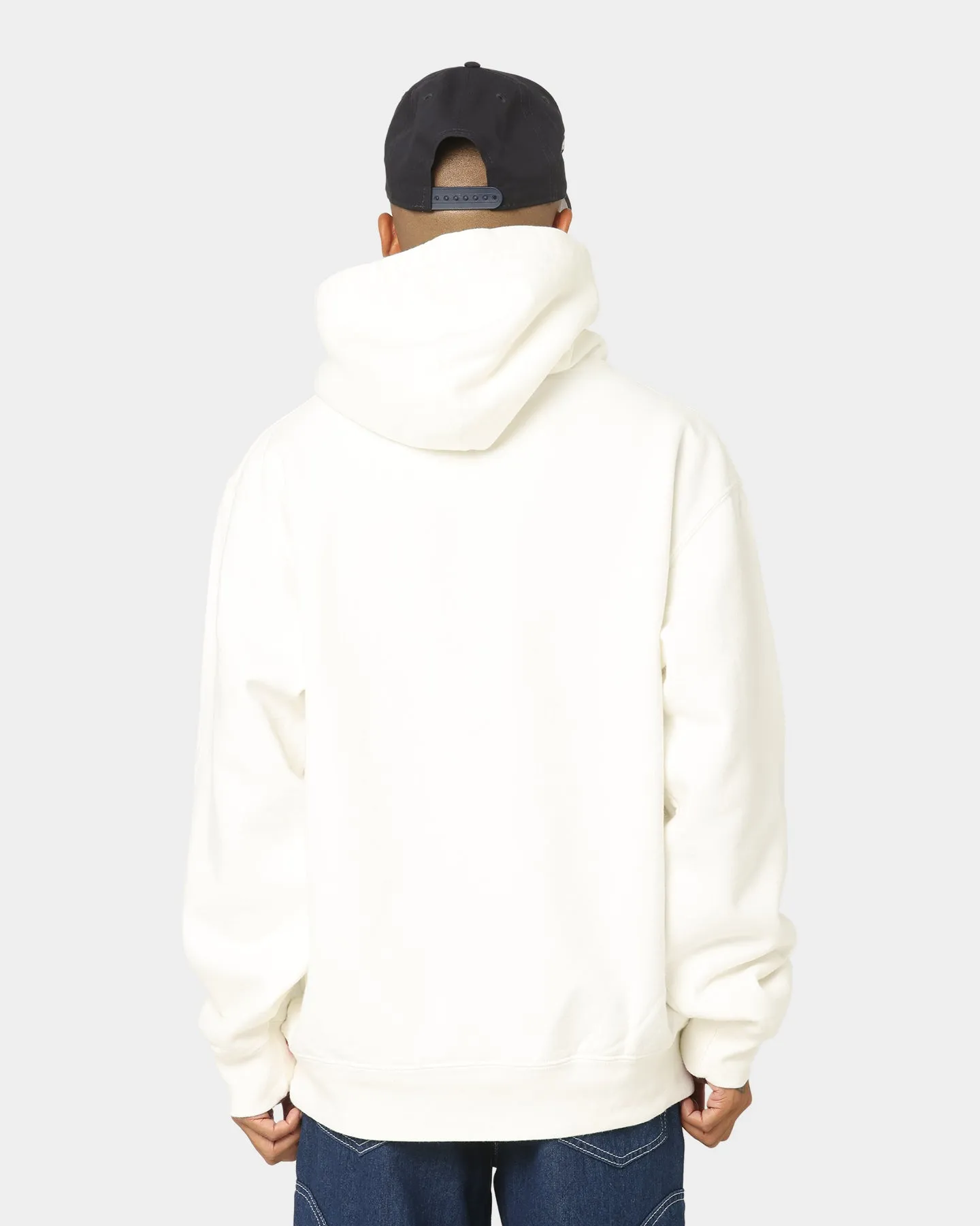Supreme Denim Logo Hoodie White