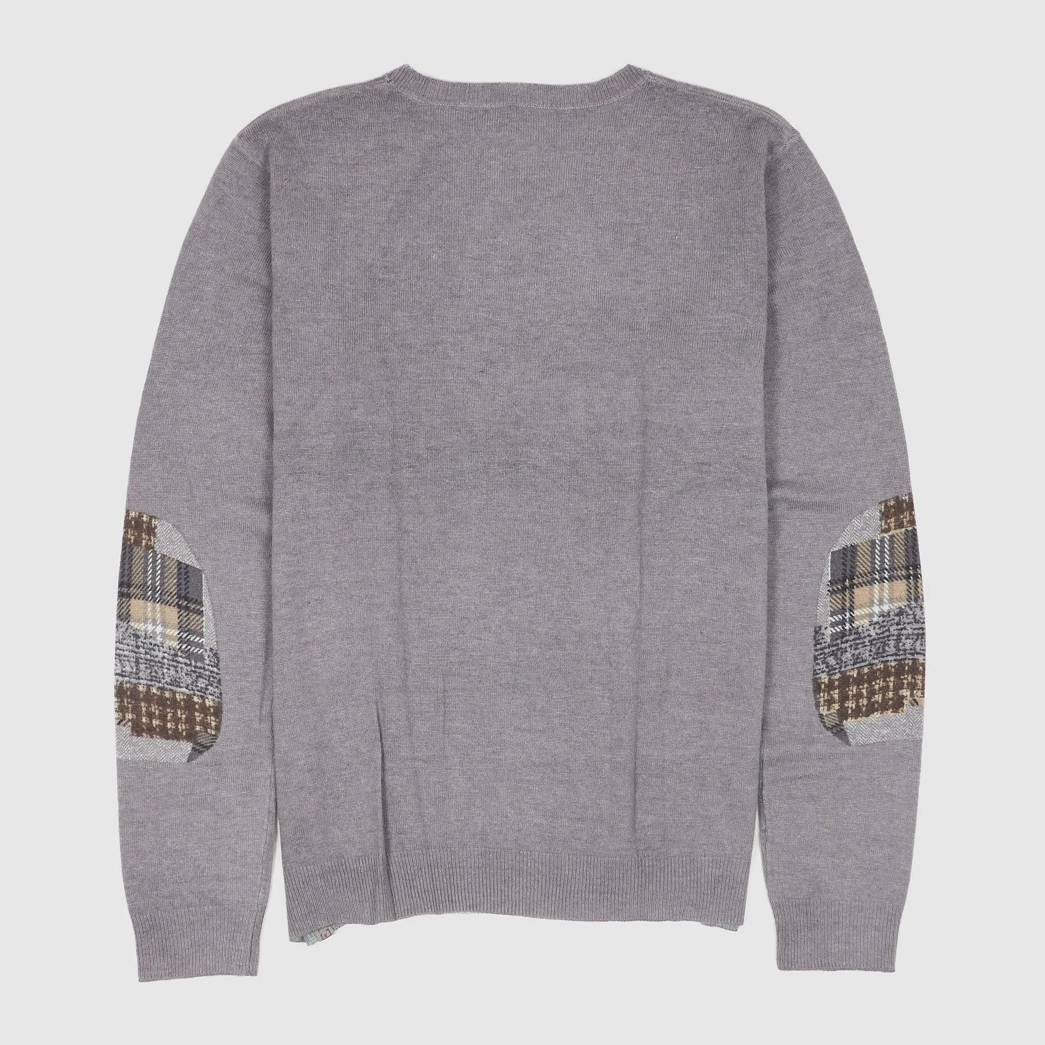 Szen Art Crew Neck Overdyed Lightweight Wool Pullover